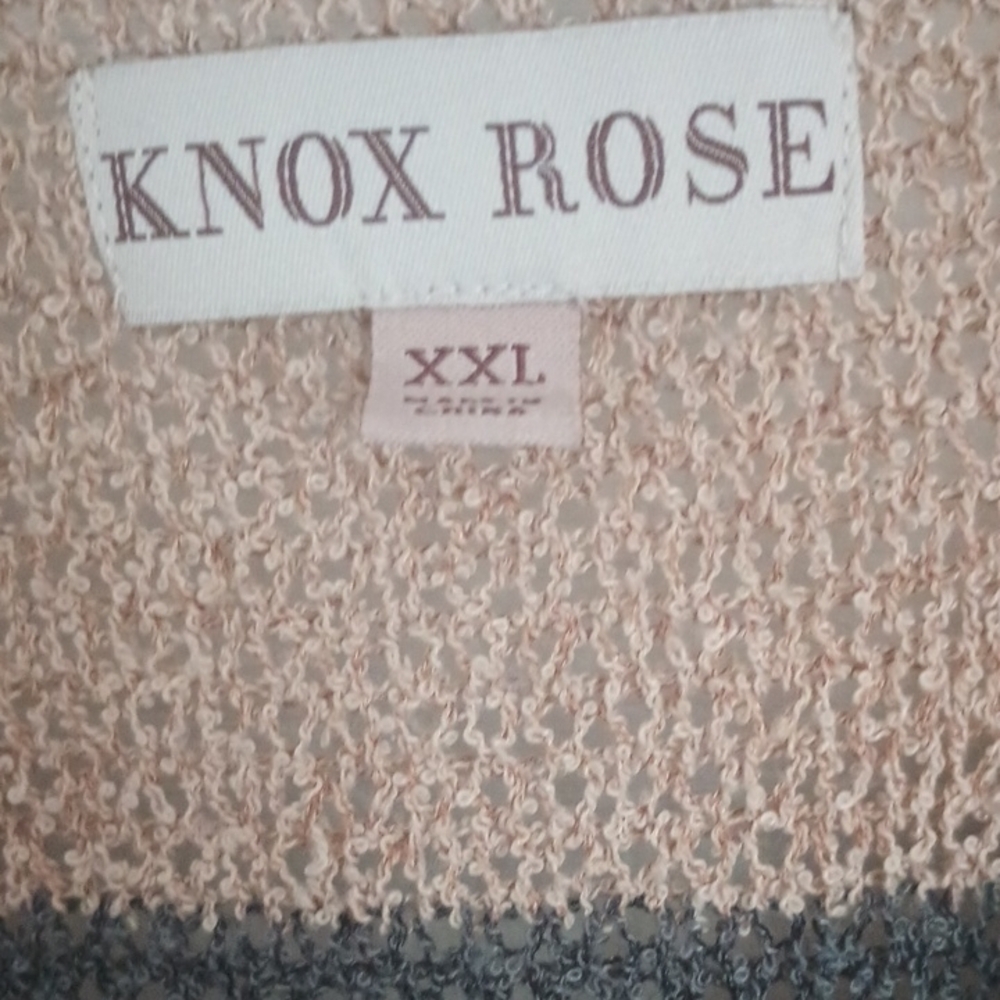 Knox Rose Earthy Tones V-Neck Sweater - Picture 2 of 6